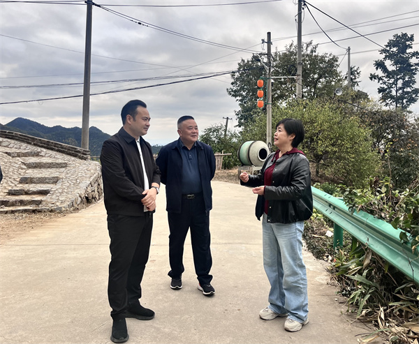 11月5日，縣委副書記王坤調(diào)研上豐和美鄉(xiāng)村建設(shè)情況，洪董、吳書記陪同調(diào)研。.jpg