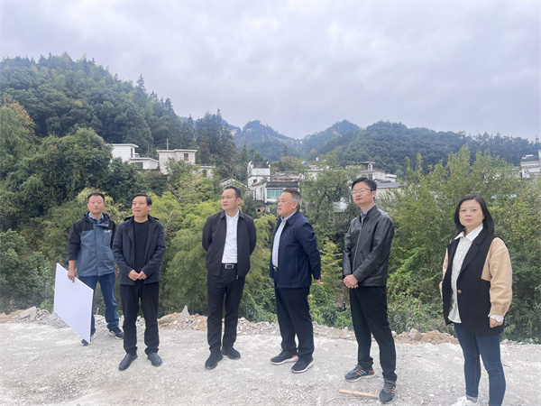 11月4日，縣委副書記王坤調研杞梓里加油站、石潭景區(qū)建設推進情況，洪董、吳書記陪同調研1。.jpg